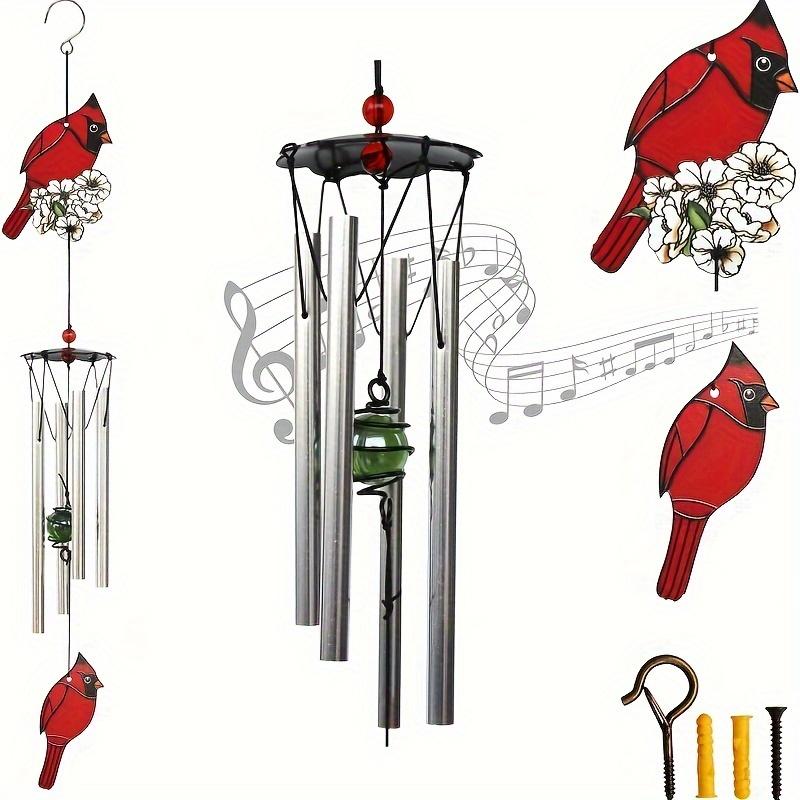 Red Bird Metal Wind Chime - Vibrant Red Creative Wind Chime Memorial Gift for Indoor/Outdoor Garden Decoration, 24 Inches
Red Bird Metal Wind Chime - Vibrant Red Creative Wind Chime Memorial Gift for Indoor/Outdoor Garden Decoration, 24 Inches