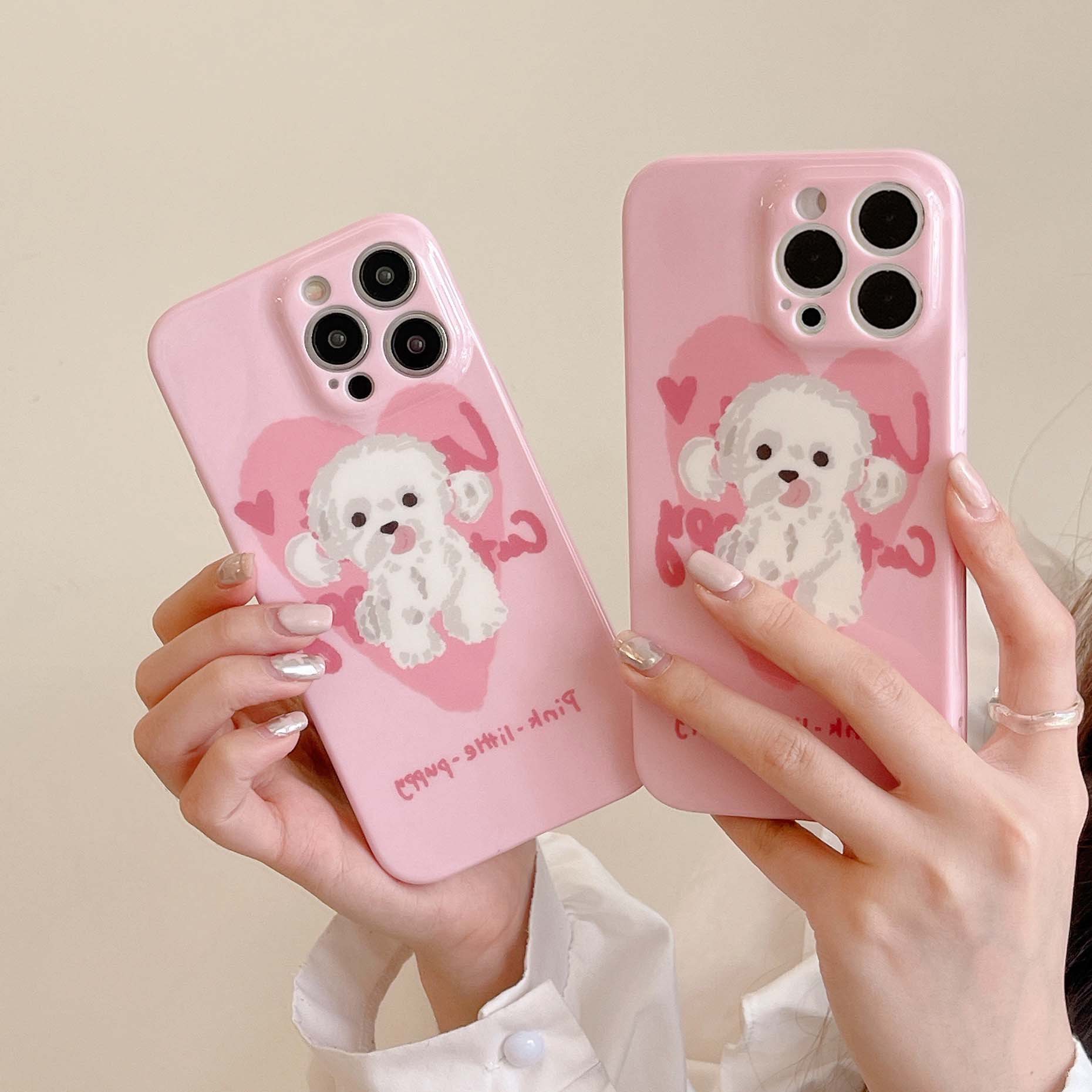 Чохол для телефону Pink Puppy Dog Imd для Iphone 13 12 Promax 11 14 Pro Max М яка силіконова протиударна задня кришка Capa Cover For iphone 13promax
Чохол для телефону Pink Puppy Dog Imd для Iphone 13 12 Promax 11 14 Pro Max М яка силіконова протиударна задня кришка Capa Cover For iphone 13promax