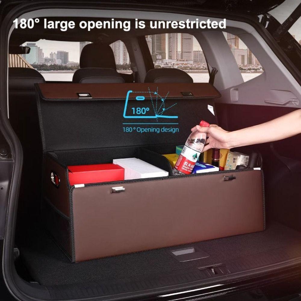 Large Capacity Car Trunk Organizer Box Leather Folding Trunk Storage Pockets SUV Accessories коричневый
Large Capacity Car Trunk Organizer Box Leather Folding Trunk Storage Pockets SUV Accessories коричневый