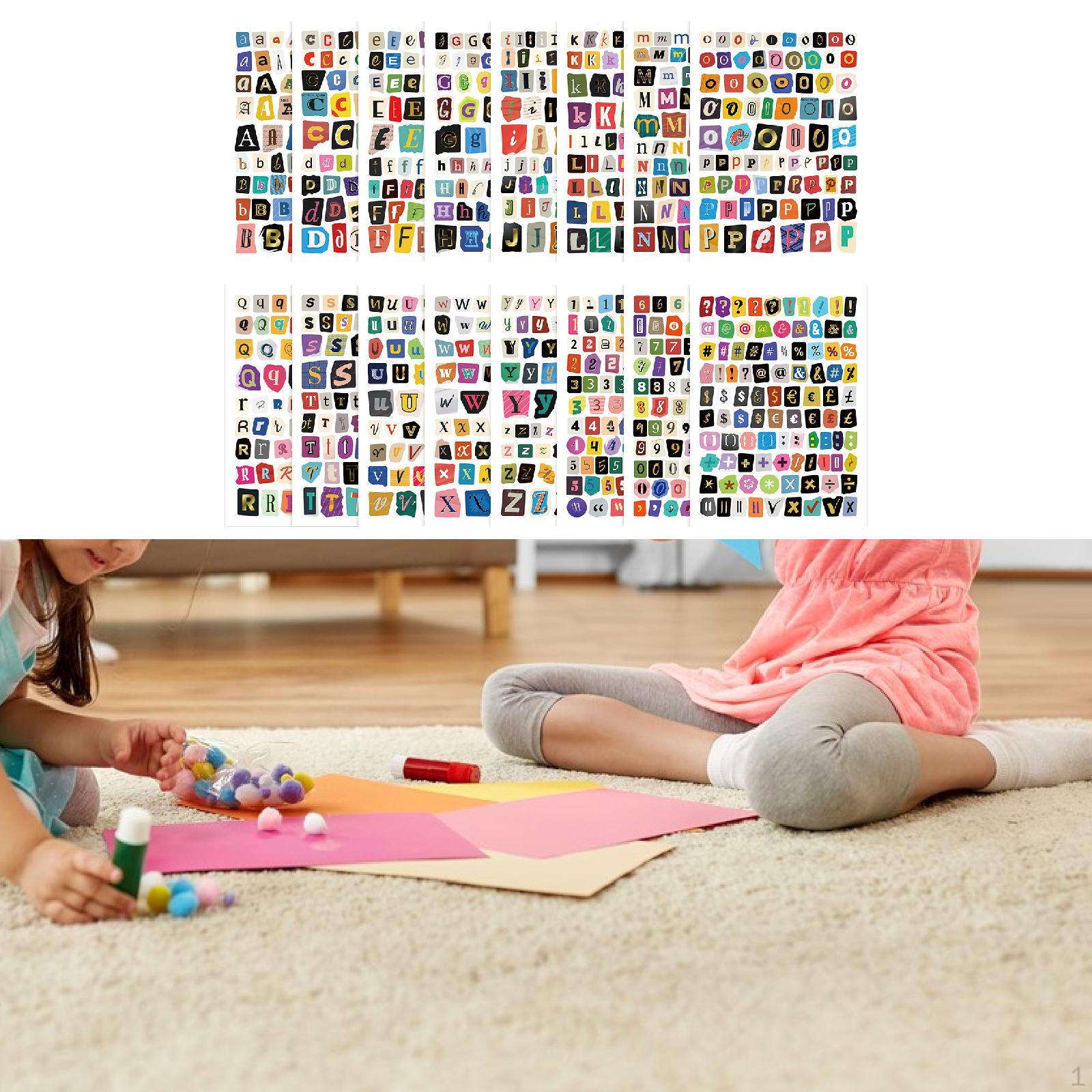 Letter Stickers 16 Sheets Cute Creative Alphabet Number Decals for Mailbox Art
Letter Stickers 16 Sheets Cute Creative Alphabet Number Decals for Mailbox Art