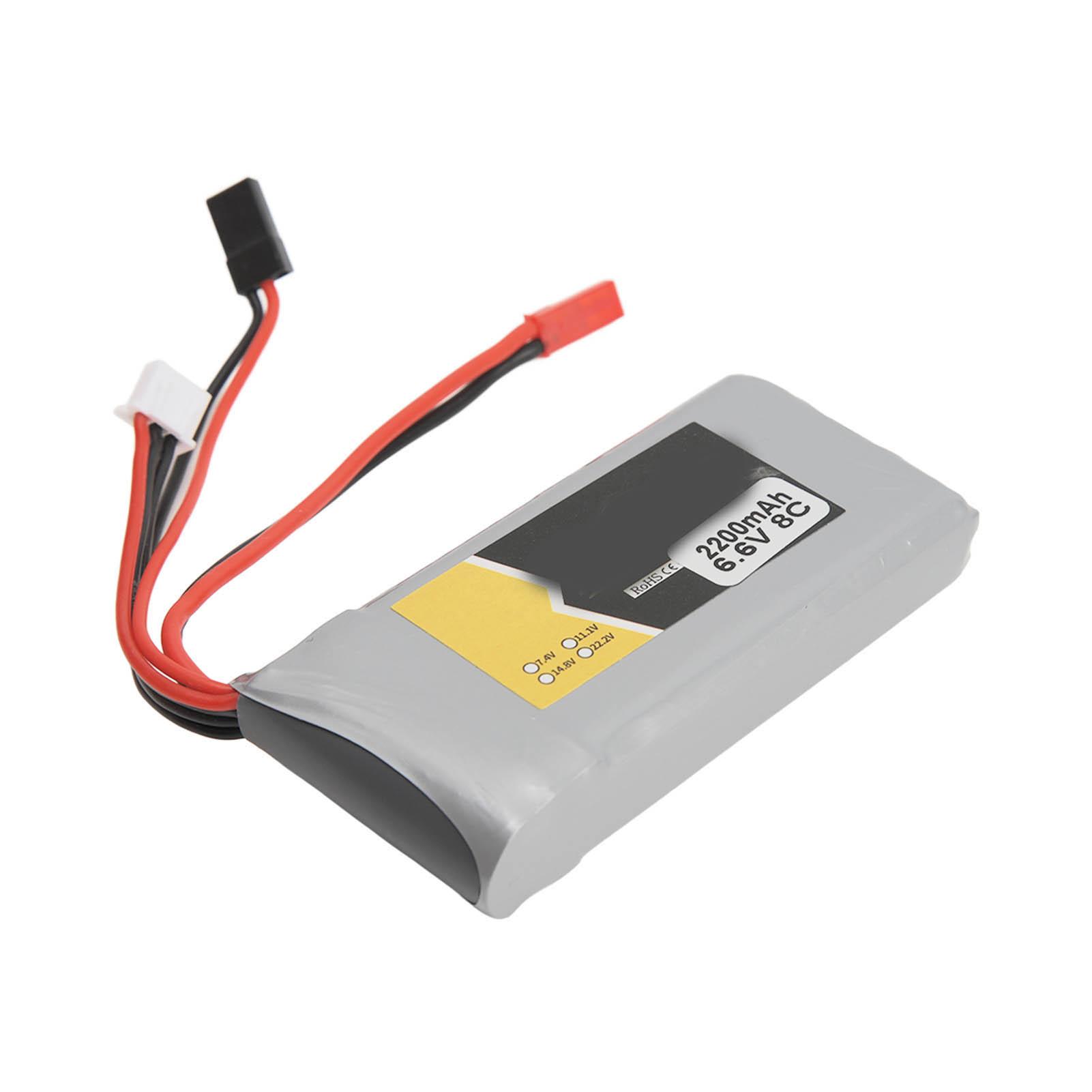 6.6V 2200mAh LiPo Battery For Futaba 14SG 18SZ 16SZ T8J RC Transmitter Receiver Remote Controller Lithium Battery For Replacement
6.6V 2200mAh LiPo Battery For Futaba 14SG 18SZ 16SZ T8J RC Transmitter Receiver Remote Controller Lithium Battery For Replacement