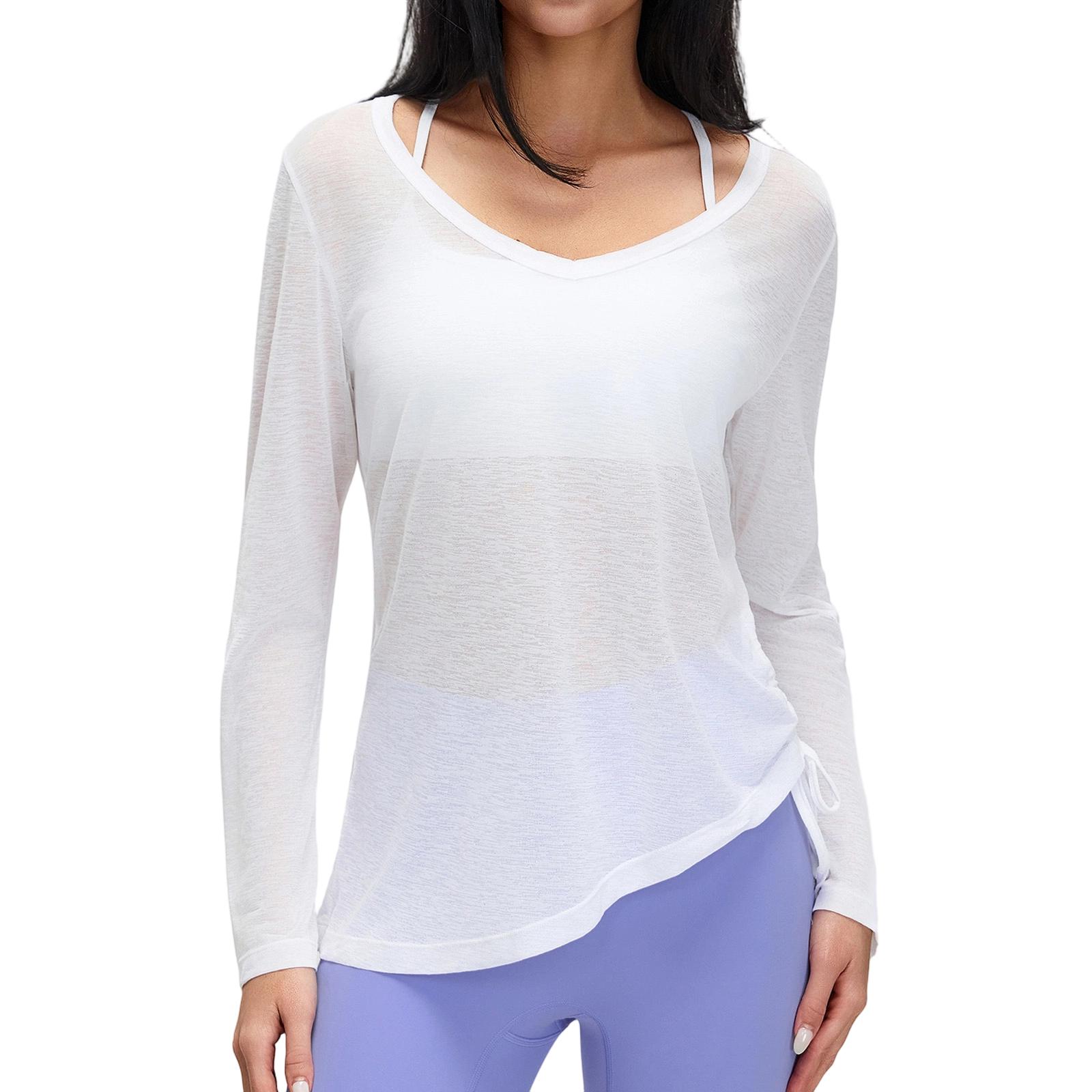 Women s Loose Fit Long Sleeve Pullover Hoodie V Neck Drawstring Waist Athletic Top for Yoga Fitness Casual Wear M белый
Women s Loose Fit Long Sleeve Pullover Hoodie V Neck Drawstring Waist Athletic Top for Yoga Fitness Casual Wear M белый
