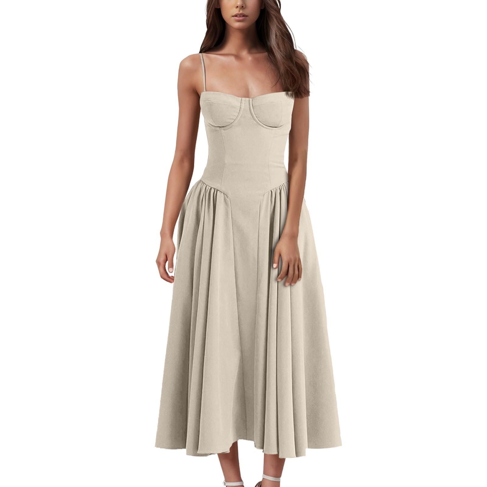 Женское модное однотонное платье в стиле ретро с цветочным принтом и карманом на подтяжках допамина M бежевый
Женское модное однотонное платье в стиле ретро с цветочным принтом и карманом на подтяжках допамина M бежевый