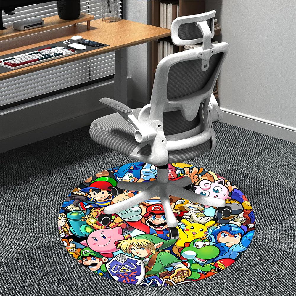 1pc Mario Gaming Characters Office Round Area Rug, Indoor Mat Suitable For Office,Bedroom Living Room Home Decor, Room Deco a0926200 80cm by 80cm
1pc Mario Gaming Characters Office Round Area Rug, Indoor Mat Suitable For Office,Bedroom Living Room Home Decor, Room Deco a0926200 80cm by 80cm