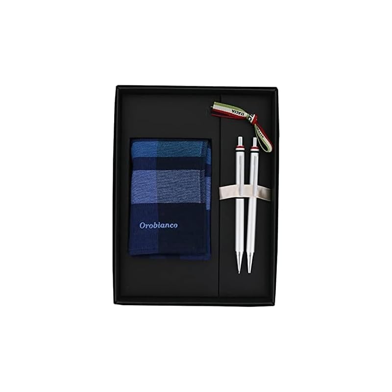 Orobianco orobianco gift set Freccia Ballpoint pen & mechanical pencil & hand towel handkerchief cool silver 1953801
Orobianco orobianco gift set Freccia Ballpoint pen & mechanical pencil & hand towel handkerchief cool silver 1953801