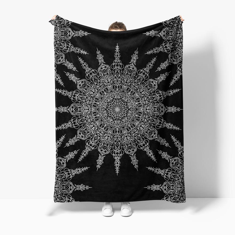 Seamless white black lace snowflake pattern knit blanket scarf for women winter cozy bed throw decor gift 100x150cm
Seamless white black lace snowflake pattern knit blanket scarf for women winter cozy bed throw decor gift 100x150cm