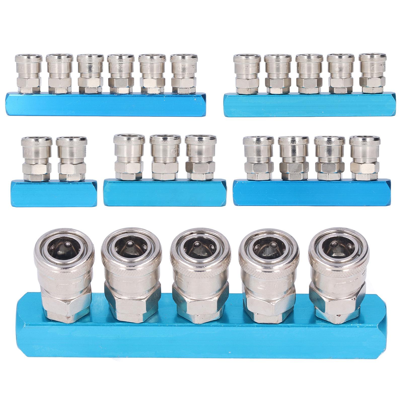 Multiple Way Manifold Block Standard Sizes Stainless Steel Bead High Strength Air Distribution Blocks for Automation Equipment SML-2
Multiple Way Manifold Block Standard Sizes Stainless Steel Bead High Strength Air Distribution Blocks for Automation Equipment SML-2