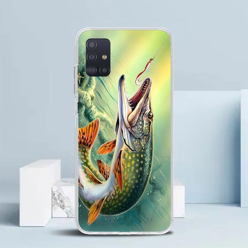 Carp Fish Fishing Rod Hook Soft Cover for Samsung Galaxy A12 A22 A32 A52 A72 A02S Phone Case Note 20 Ultra 10 S10 Plus A51 A71 A Samsung A71 4G
Carp Fish Fishing Rod Hook Soft Cover for Samsung Galaxy A12 A22 A32 A52 A72 A02S Phone Case Note 20 Ultra 10 S10 Plus A51 A71 A Samsung A71 4G