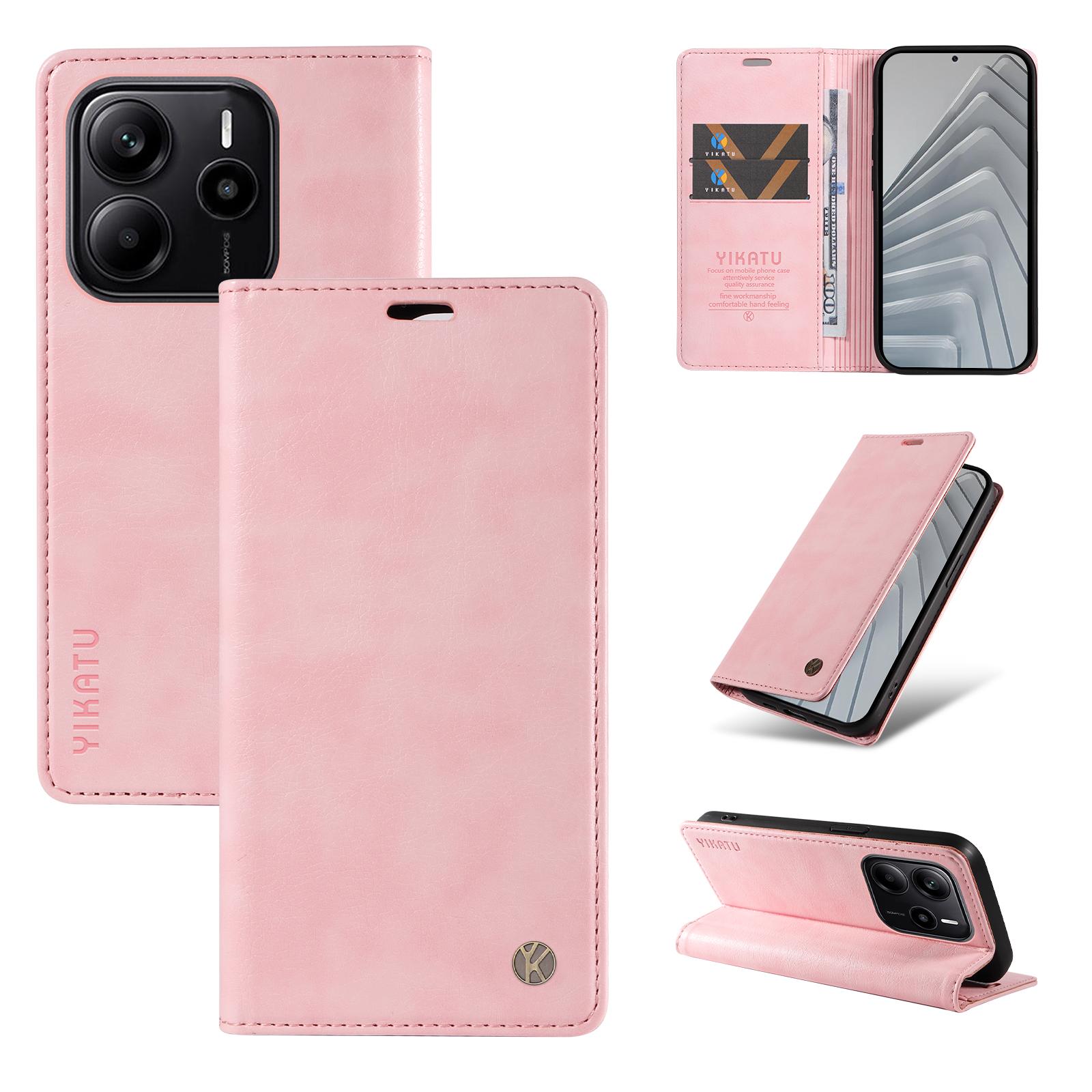 Для Xiaomi Redmi Note 14 4G (164,84x78,15x8,16 мм) Чохол-гаманець YIKATU YK-006 Магнітна застібка Шкіряний чохол для телефону Текстура лічі Pink
Для Xiaomi Redmi Note 14 4G (164,84x78,15x8,16 мм) Чохол-гаманець YIKATU YK-006 Магнітна застібка Шкіряний чохол для телефону Текстура лічі Pink