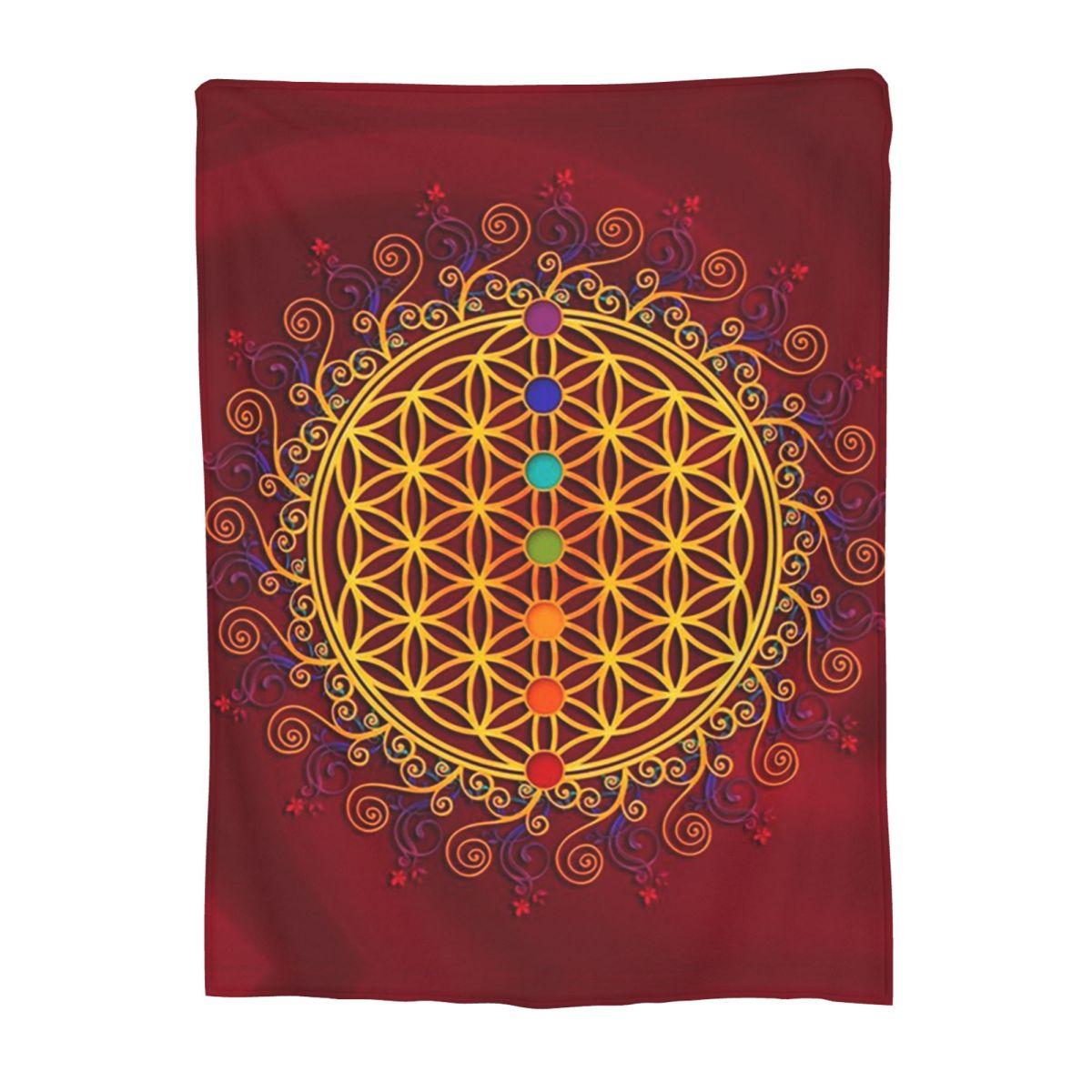 Flower Of Life Sacred Geometry Mandala Blanket Flannel Sofa Throw Blanket Portable for Home Outdoor Throws Bedspread Quilt 30x40in
Flower Of Life Sacred Geometry Mandala Blanket Flannel Sofa Throw Blanket Portable for Home Outdoor Throws Bedspread Quilt 30x40in