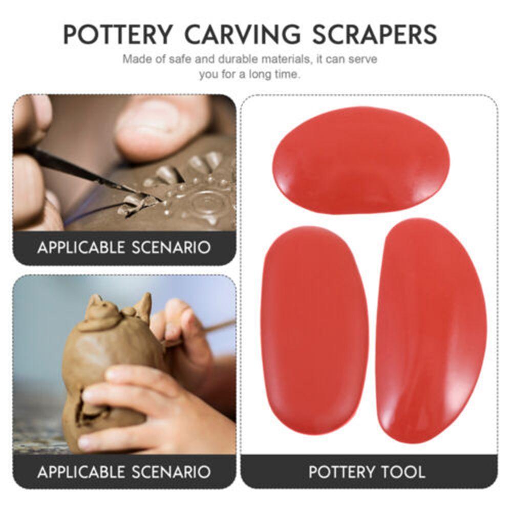 Hand-made Soft Special Tools Red Pottery Clay Scraper Sculpture Shaping Tools Ceramic Clay Trimming
Hand-made Soft Special Tools Red Pottery Clay Scraper Sculpture Shaping Tools Ceramic Clay Trimming