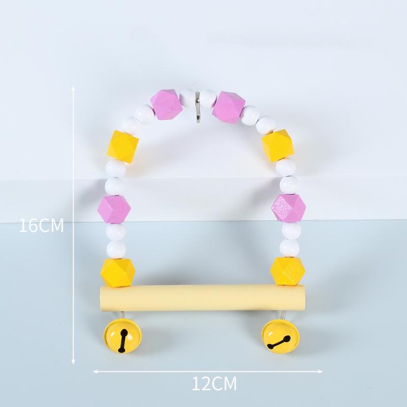 Colorful Pet Bird Swing Toy Parrot Cloud Ladder Suspension Bridge Bird Supplies Bird Climbing Toys Bird Cage Accessories
Colorful Pet Bird Swing Toy Parrot Cloud Ladder Suspension Bridge Bird Supplies Bird Climbing Toys Bird Cage Accessories