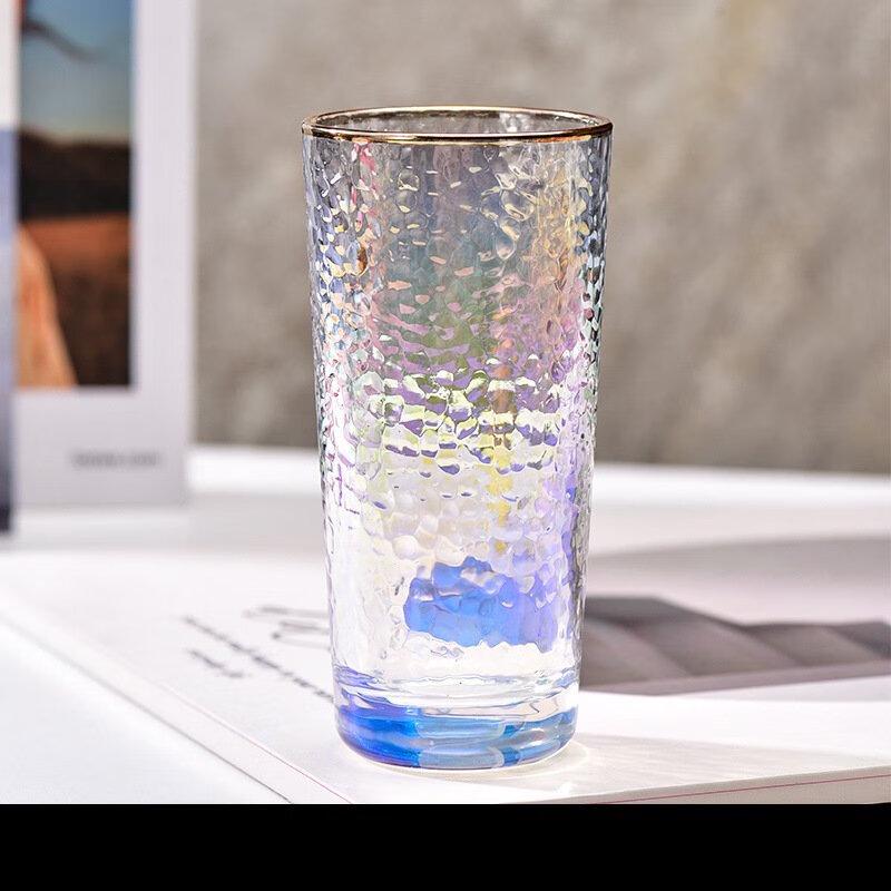 ZISIZ Gold Rim Hammered Glass Tumblers (Set of 2)
ZISIZ Gold Rim Hammered Glass Tumblers (Set of 2)