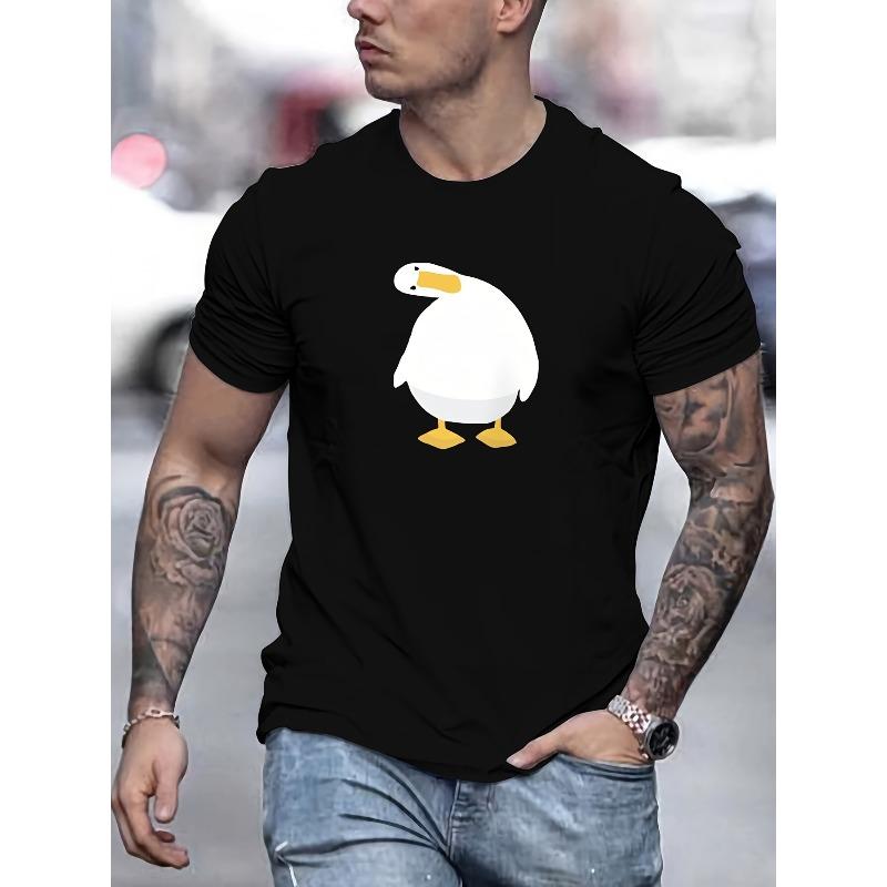 European Size Men S Summer Casual Short-Sleeve T-Shirt with a Crooked-Neck Duck Design 4XL чорний
European Size Men S Summer Casual Short-Sleeve T-Shirt with a Crooked-Neck Duck Design 4XL чорний