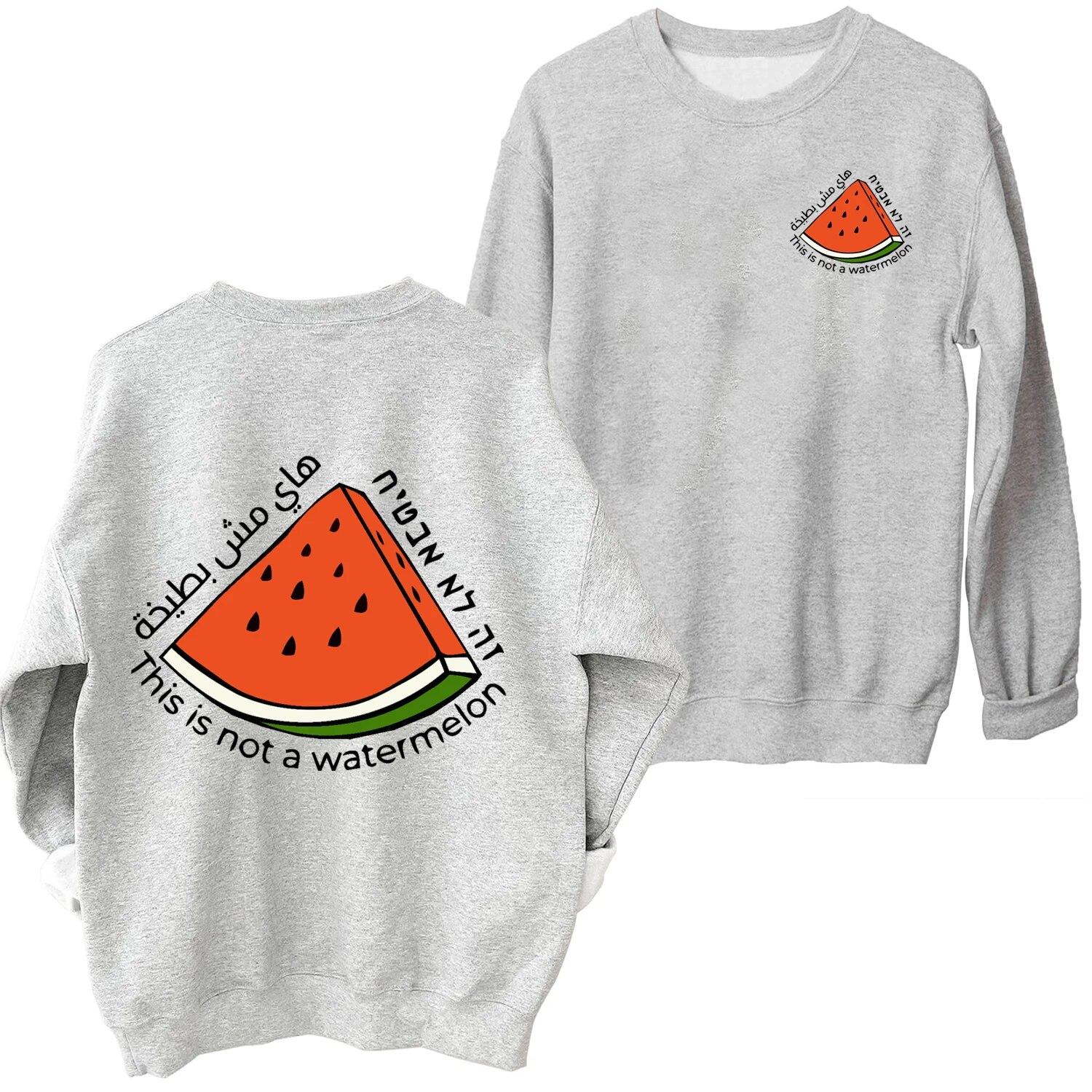 Колекція This Is Not A Watermelon Palestine Толстовка унісекс для жінок Harajuku Hip Hop Long Sleeve Oversize Hoodie Подарунок для шанувальників унісекс L
Колекція This Is Not A Watermelon Palestine Толстовка унісекс для жінок Harajuku Hip Hop Long Sleeve Oversize Hoodie Подарунок для шанувальників унісекс L