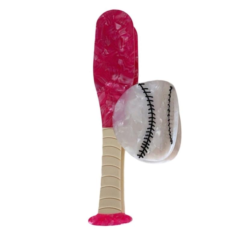 Stylish Tennis Baseball Design Acetate Hair Claw Clip For Women Ponytail Holder NonSlip Grip Hair Styling Accessory
Stylish Tennis Baseball Design Acetate Hair Claw Clip For Women Ponytail Holder NonSlip Grip Hair Styling Accessory