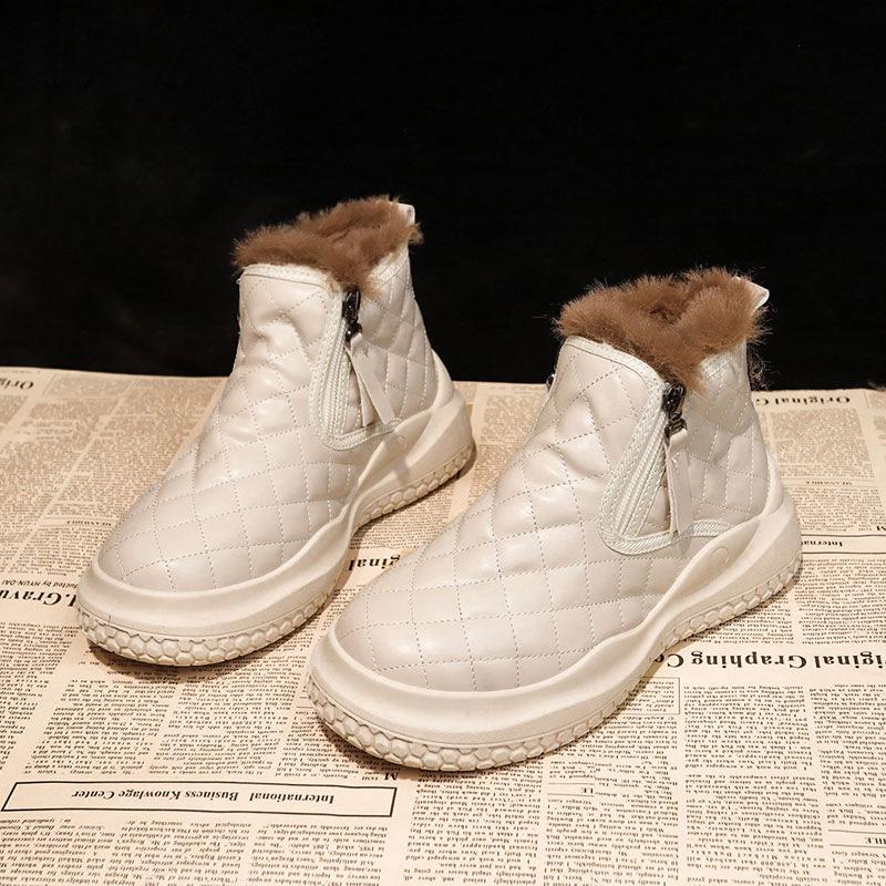 Snow boots women s 2025 winter new velvet thickened comfortable outer wear platform cotton shoes waterproof and non-slip short boots 40 бежевий
Snow boots women s 2025 winter new velvet thickened comfortable outer wear platform cotton shoes waterproof and non-slip short boots 40 бежевий