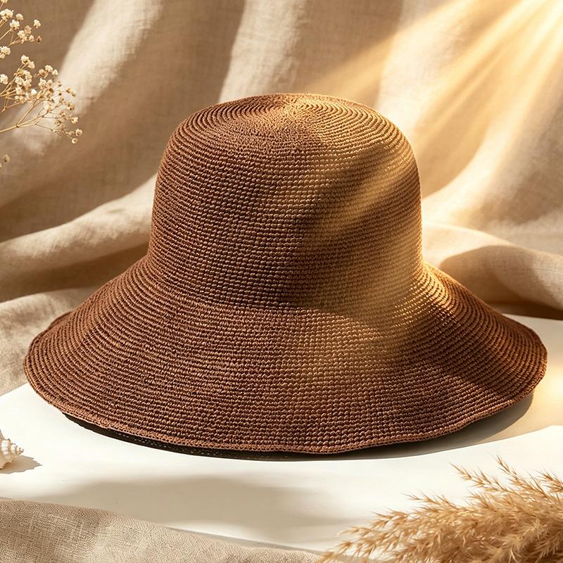 Women s Wide-Brimmed Straw Sun Hat Foldable Summer Fisherman s Hat Breathable Slimming for Outdoor Travel and Beach Use M(56-58cm) кавовий
Women s Wide-Brimmed Straw Sun Hat Foldable Summer Fisherman s Hat Breathable Slimming for Outdoor Travel and Beach Use M(56-58cm) кавовий