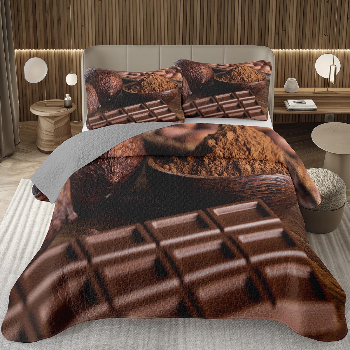 Chocolate Quilted Coverlets Twin Sized Dimensions for Young Boys Young Girls,Swet Chocolate Coverlet Set Desert Bedspread Realistic Fod Quilted 2/3Pcs 135*200cm Eu-Single
Chocolate Quilted Coverlets Twin Sized Dimensions for Young Boys Young Girls,Swet Chocolate Coverlet Set Desert Bedspread Realistic Fod Quilted 2/3Pcs 135*200cm Eu-Single