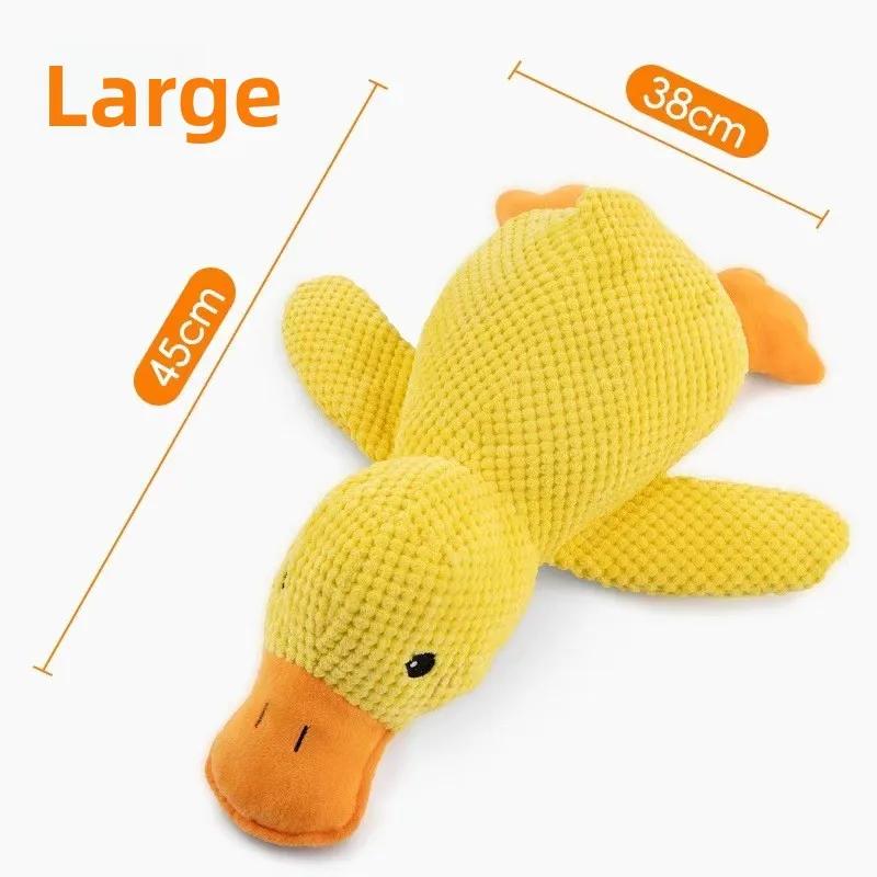Eco-Friendly Plush Duck Dog Toy with Squeaker for Small Medium Dogs Chew Toys for Aggressive Chewers Soft Durable Biting Molar XS
Eco-Friendly Plush Duck Dog Toy with Squeaker for Small Medium Dogs Chew Toys for Aggressive Chewers Soft Durable Biting Molar XS