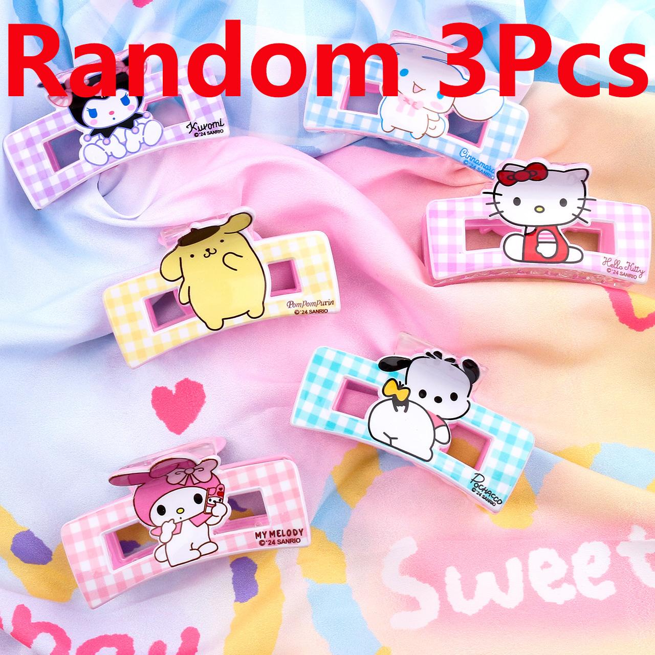 1PC/Random 3Pcs Cute Sanrio Hello Kitty hair claw, My Melody hair accessories
1PC/Random 3Pcs Cute Sanrio Hello Kitty hair claw, My Melody hair accessories
