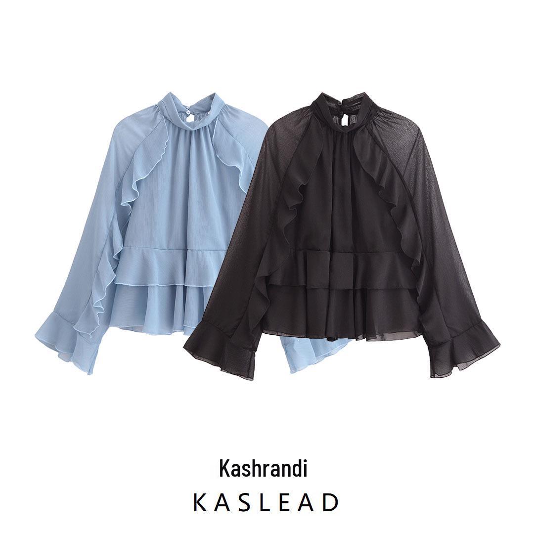 Autumn 2024 Women s Layered Stand-Up Collar Long Sleeve Shirt - European & American Style Fashion (Model 5029169) Small синій
Autumn 2024 Women s Layered Stand-Up Collar Long Sleeve Shirt - European & American Style Fashion (Model 5029169) Small синій