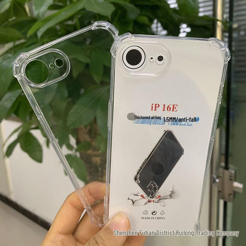 Compatible Apple iPhone 16E Transparent Airbag Drop-Proof Soft Shell Case with fits for iPhone models 15/14/13/12. iPhone 13 Pro Max
Compatible Apple iPhone 16E Transparent Airbag Drop-Proof Soft Shell Case with fits for iPhone models 15/14/13/12. iPhone 13 Pro Max