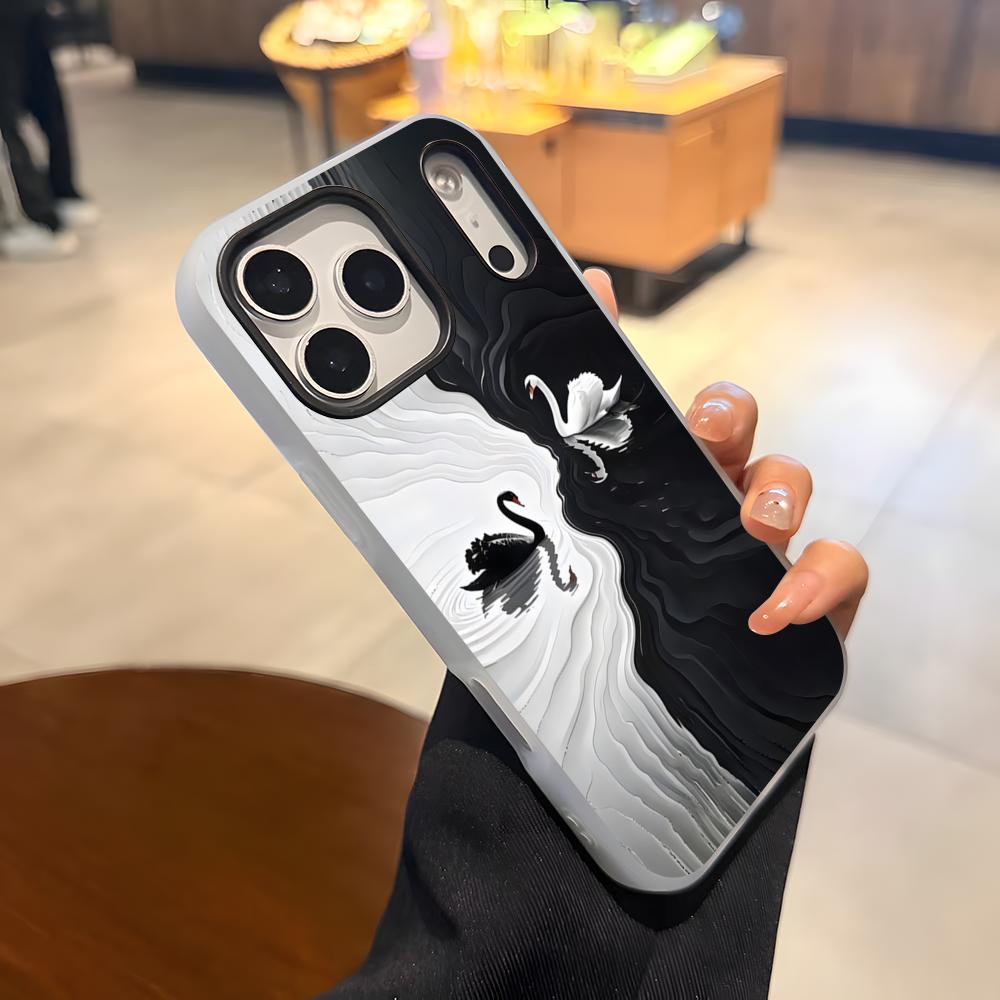 Чехол для телефона с иллюстрацией Белого Лебедя для IPhone 17 Air 16 E 15 14 Plus 13 12 11 Pro Max Желейный 2-в-1 Защитный чехол iPhone 11 Pro
Чехол для телефона с иллюстрацией Белого Лебедя для IPhone 17 Air 16 E 15 14 Plus 13 12 11 Pro Max Желейный 2-в-1 Защитный чехол iPhone 11 Pro
