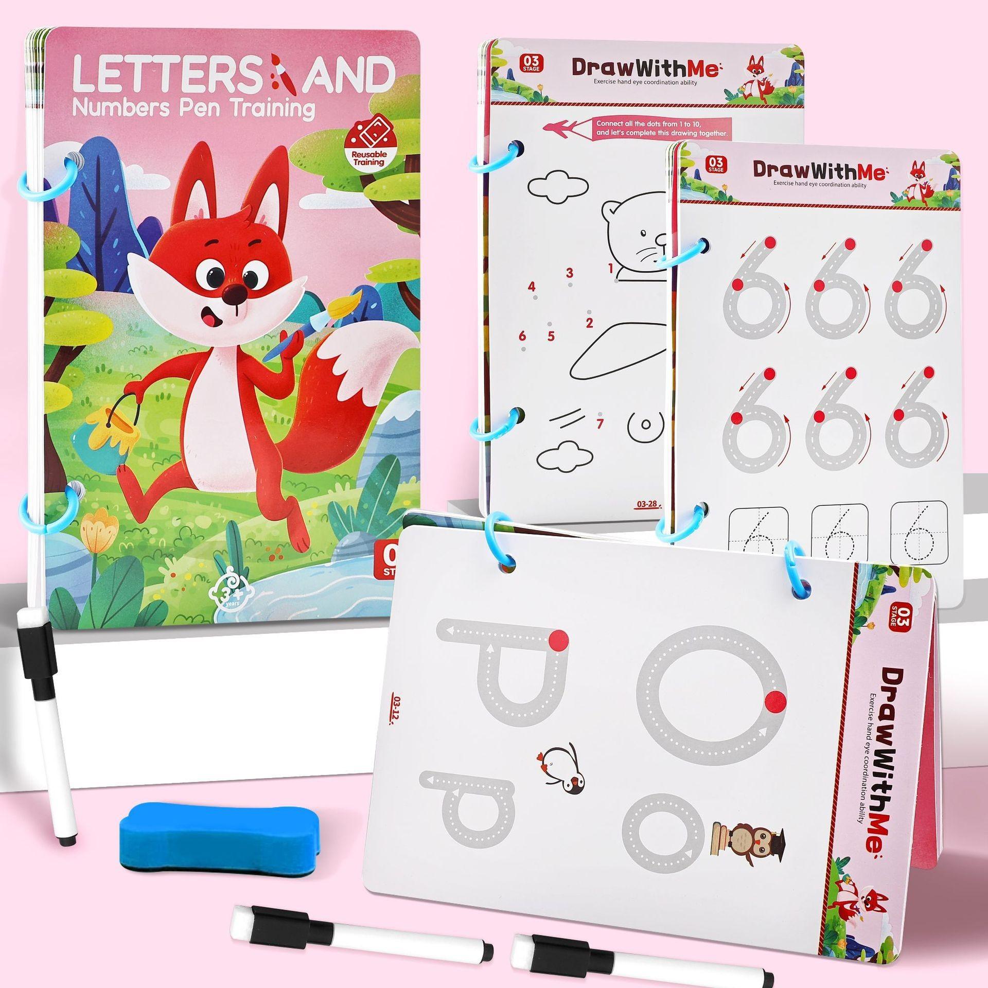 1SET erasable pen control training kindergarten baby early education enlightenment card pen movement hierarchical training concentration toy
1SET erasable pen control training kindergarten baby early education enlightenment card pen movement hierarchical training concentration toy