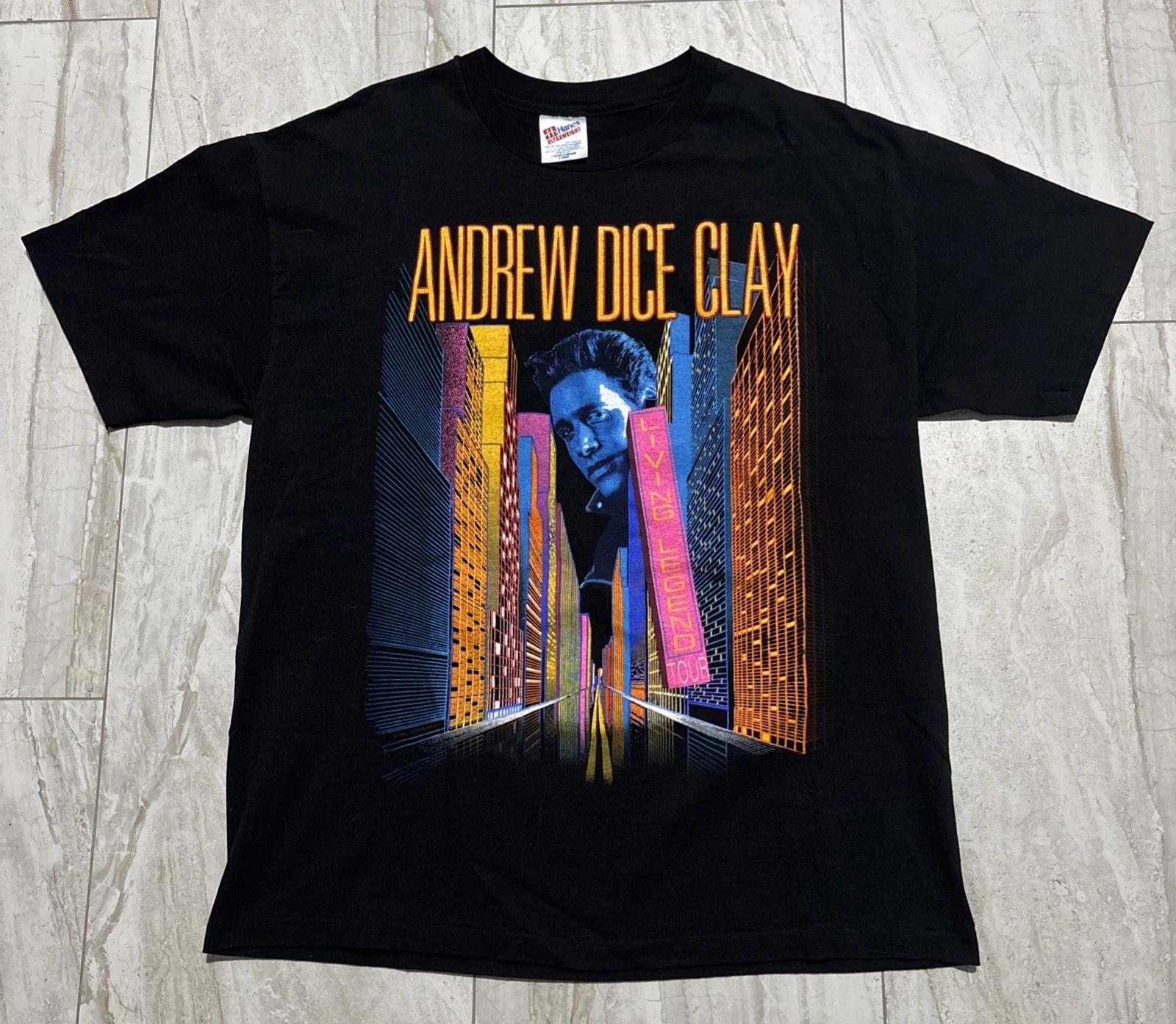 Vintage Andrew Dice Clay Living Legend Tour Shirt 1991 Double Sided Comedy 3XL
Vintage Andrew Dice Clay Living Legend Tour Shirt 1991 Double Sided Comedy 3XL