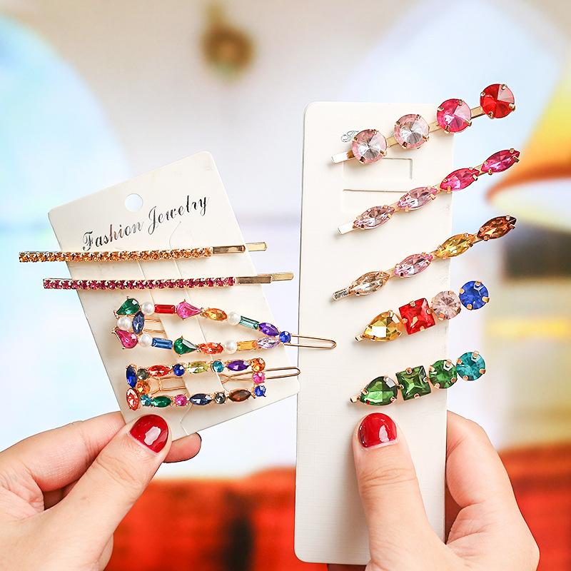 New Multicolor Crystal Fashion Hairpins Women Girls Hair Clips Bobby Pin Accessories Hairgrip Hairclip Headwear Barrette
New Multicolor Crystal Fashion Hairpins Women Girls Hair Clips Bobby Pin Accessories Hairgrip Hairclip Headwear Barrette