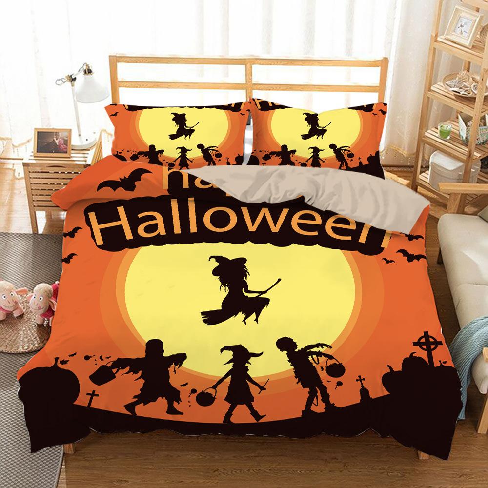 Halowen Beding Set 3PCS, Adorable Lovely Carton Ghost Patern Comfortable Quilt Cover Soft Duvet Cover for Children Kids Adult Peoples Autumn Decor 100*200cm Single
Halowen Beding Set 3PCS, Adorable Lovely Carton Ghost Patern Comfortable Quilt Cover Soft Duvet Cover for Children Kids Adult Peoples Autumn Decor 100*200cm Single
