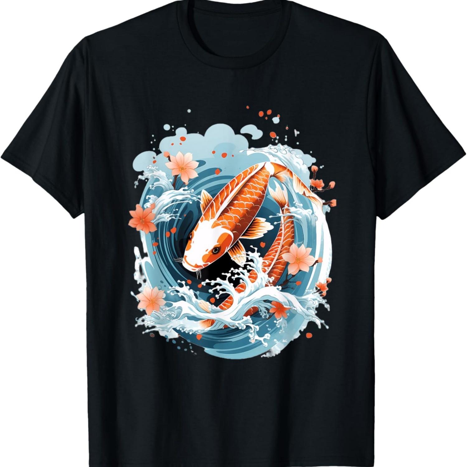 Koi Carp Ying Yang Nishikigoi Fish Cherry Blossom T-Shirt(33) S чёрный
Koi Carp Ying Yang Nishikigoi Fish Cherry Blossom T-Shirt(33) S чёрный