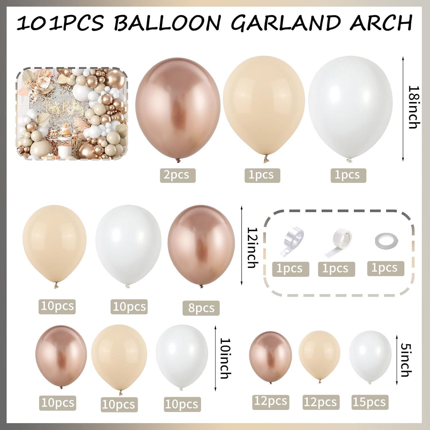 101Pcs multi-color latex balloon set suitable for birthday parties, weddings, Valentine s Day party decoration Other
101Pcs multi-color latex balloon set suitable for birthday parties, weddings, Valentine s Day party decoration Other
