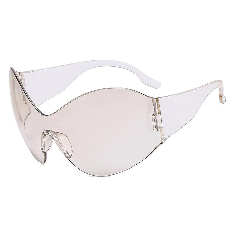 Y2K Sports Sunglasses Women One-Piece Rimless Wrap Around Sun Glasses Men Luxury Brand Designer Futuristic Shield Eyewear Shades As shown
Y2K Sports Sunglasses Women One-Piece Rimless Wrap Around Sun Glasses Men Luxury Brand Designer Futuristic Shield Eyewear Shades As shown
