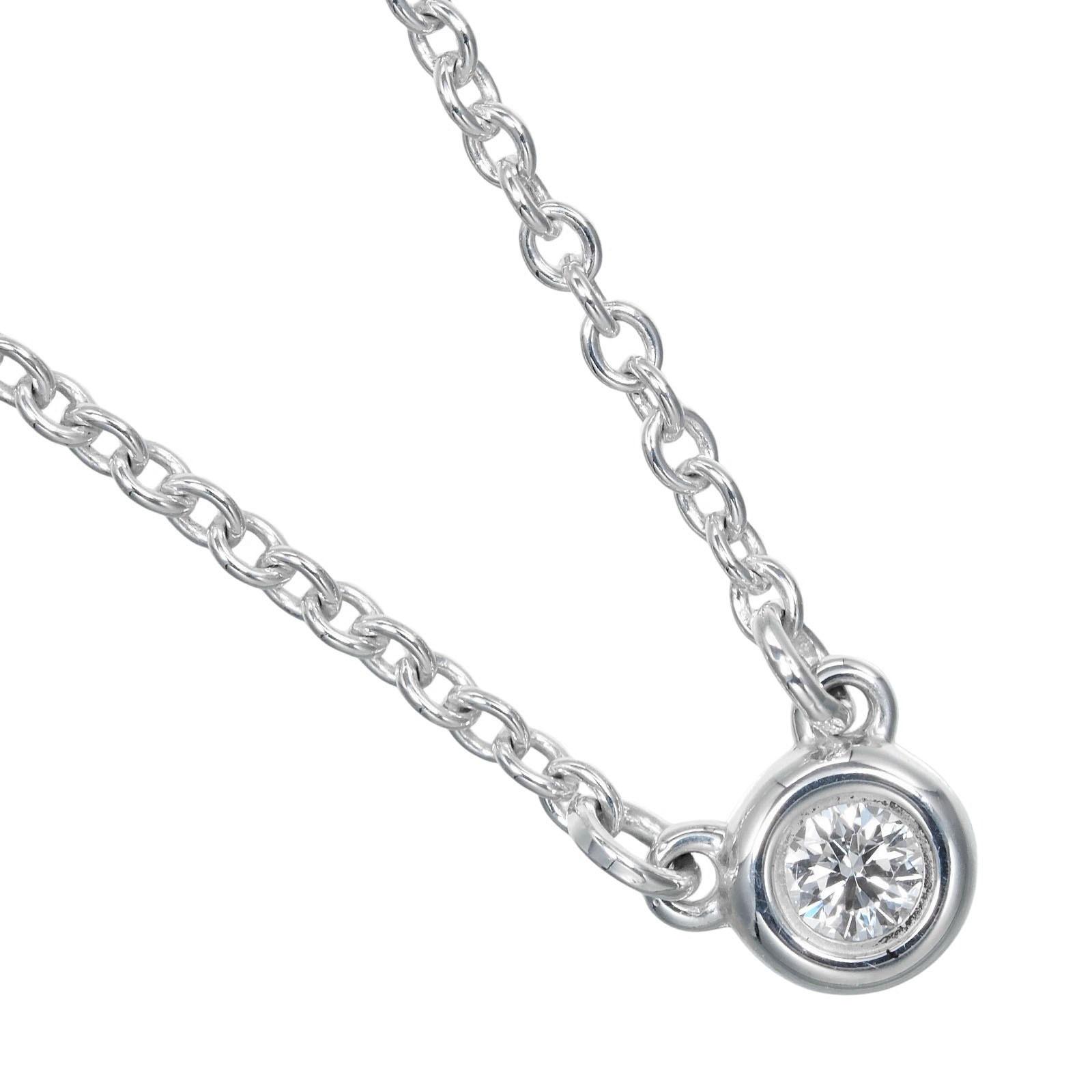 TIFFANY&Co. By the yard Necklace Silver925/diamond 1.6g Women Used
TIFFANY&Co. By the yard Necklace Silver925/diamond 1.6g Women Used
