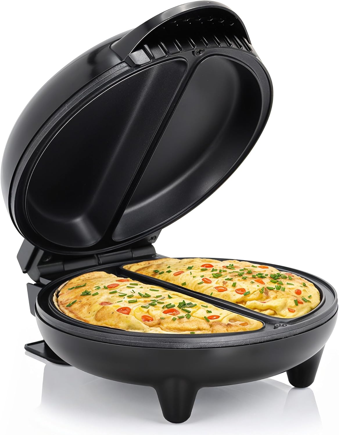 Non-Stick Omelet Snack Pocket Maker for 2 Individual 6.5 Omelets, Stainless Steel and Black United States
Non-Stick Omelet Snack Pocket Maker for 2 Individual 6.5 Omelets, Stainless Steel and Black United States
