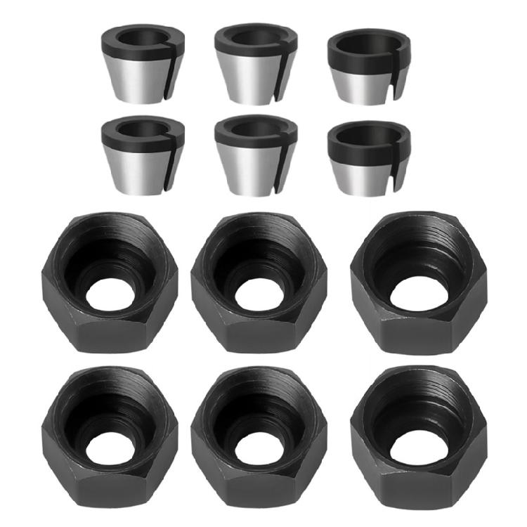 12 Piece M17 Router Collet Set for Engraving & Trimming Machines Rustresistant Long Lastingly Diverse Woodworking Needs 1
12 Piece M17 Router Collet Set for Engraving & Trimming Machines Rustresistant Long Lastingly Diverse Woodworking Needs 1