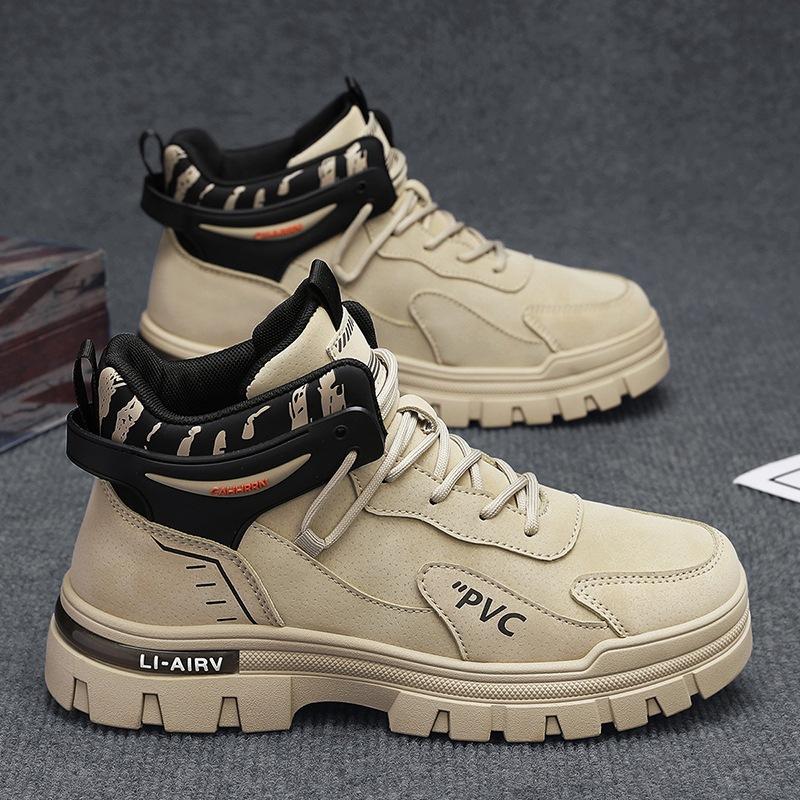 High-top men s shoes 2024 autumn new tooling style outdoor mountaineering winter Martin boots men s trend leather boots men s 44
High-top men s shoes 2024 autumn new tooling style outdoor mountaineering winter Martin boots men s trend leather boots men s 44