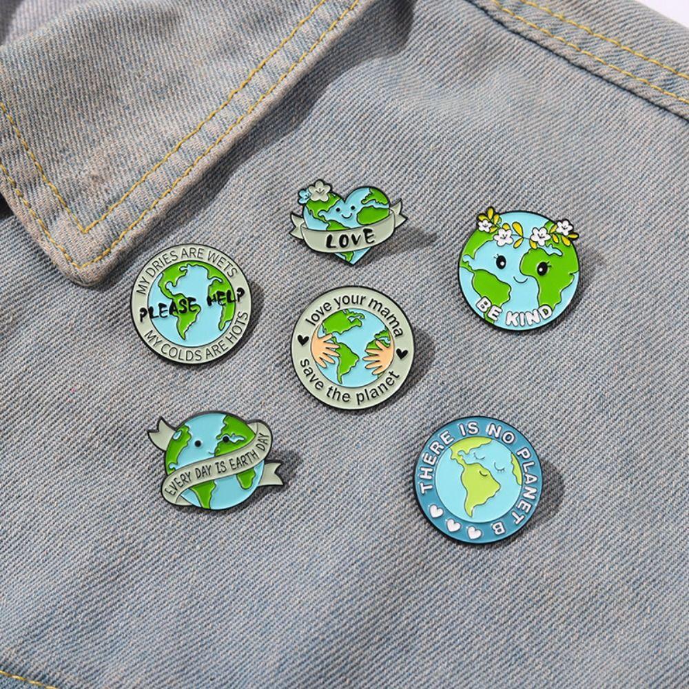 4PCS Alloy Help Earth Enamel Pins Earth Jewelry Badge New Love Earth Environment Brooches Women
4PCS Alloy Help Earth Enamel Pins Earth Jewelry Badge New Love Earth Environment Brooches Women