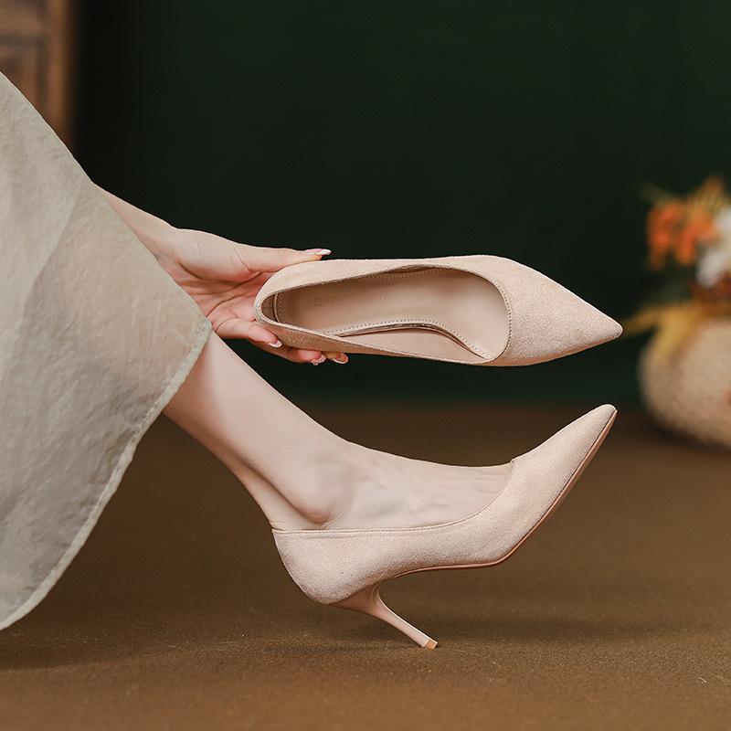 French nude single high heels women s 2025 new thin heels pointed sexy single shoes temperament 34
French nude single high heels women s 2025 new thin heels pointed sexy single shoes temperament 34
