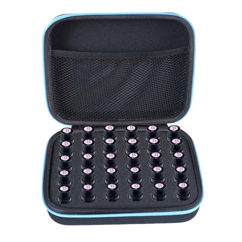 Delicate Essential Oil Storage Bag 30 Girds Storage For 5-10ML Bottles Sturdy Travel Case For Home Travel Presentations синій
Delicate Essential Oil Storage Bag 30 Girds Storage For 5-10ML Bottles Sturdy Travel Case For Home Travel Presentations синій