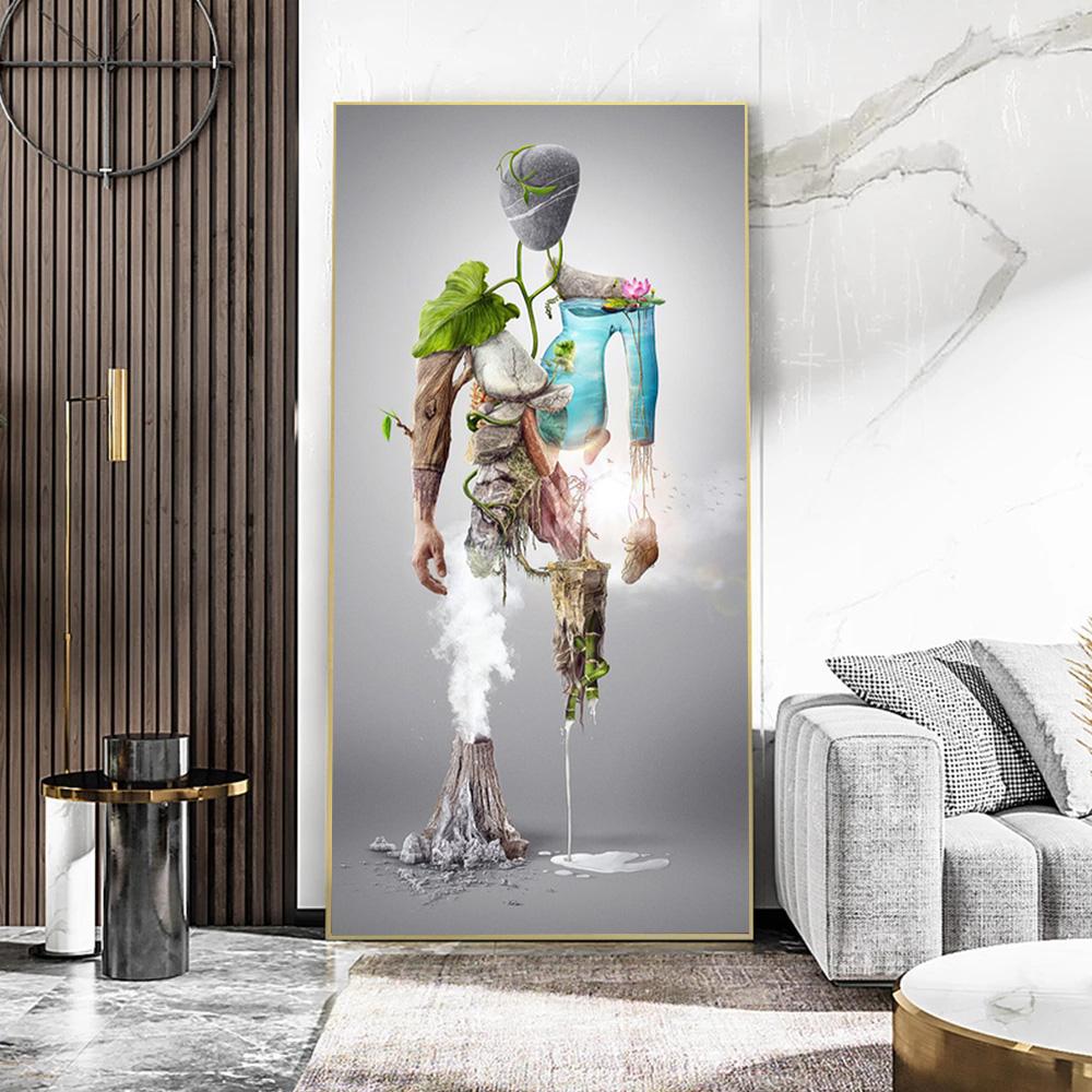 Creative Abstract Nature Structure Landscape Figure Art Poster Wall Decor Art Canvas Painting Modern Room Home Decoration
Creative Abstract Nature Structure Landscape Figure Art Poster Wall Decor Art Canvas Painting Modern Room Home Decoration