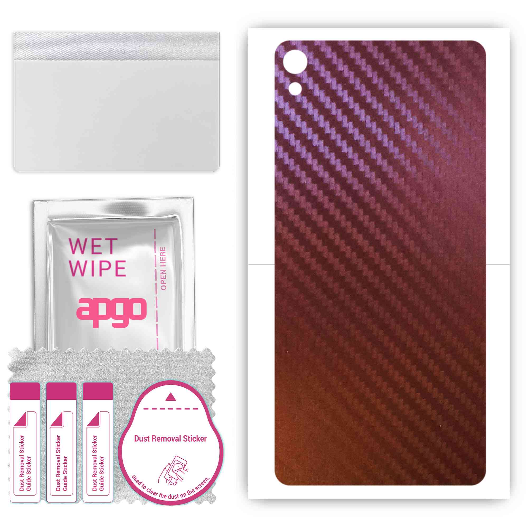 apgo skin sticker film foil vinyl for the BACK compatible with Sony Xperia L1, scratch-resistant, easy to install - Carbon Chameleon CAKA5
apgo skin sticker film foil vinyl for the BACK compatible with Sony Xperia L1, scratch-resistant, easy to install - Carbon Chameleon CAKA5