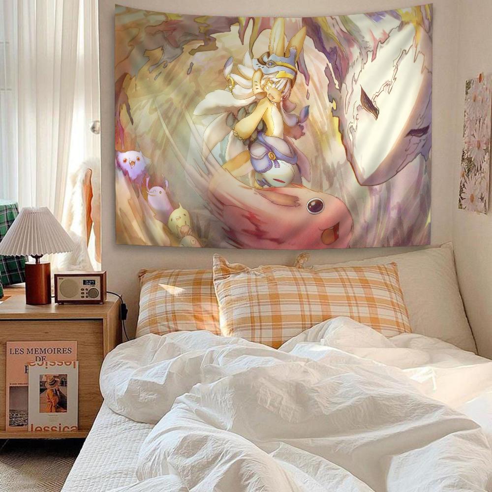Made in Abyss Fishing Adventure Tapestry Whimsical Green Anime Wall Hanging Perfect for Otaku Bedroom Fantasy Aesthetic Decor 74x94cm(29x37in)
Made in Abyss Fishing Adventure Tapestry Whimsical Green Anime Wall Hanging Perfect for Otaku Bedroom Fantasy Aesthetic Decor 74x94cm(29x37in)