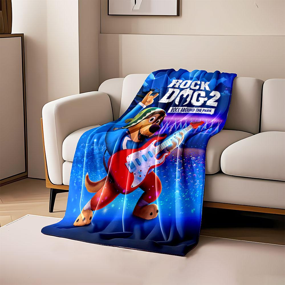A cheerful cartoon dog with a guitar performs on a lively concert stage. for all seasons blanket lunch break throw gift 80cm x 120cm
A cheerful cartoon dog with a guitar performs on a lively concert stage. for all seasons blanket lunch break throw gift 80cm x 120cm
