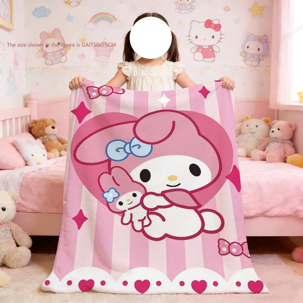 Cute cartoon My M-Melody Blanket For Soft Throw Blanket for Picnic Bed Sofa Home Bedroom Cozy Warm Comfortable 75x90cm
Cute cartoon My M-Melody Blanket For Soft Throw Blanket for Picnic Bed Sofa Home Bedroom Cozy Warm Comfortable 75x90cm
