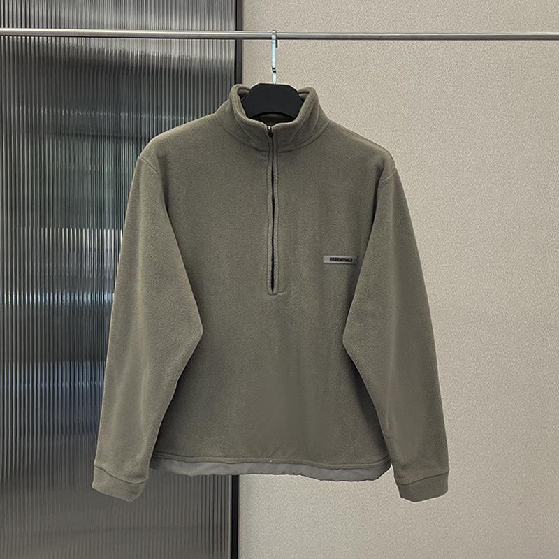 Unisex American Style Fleece Sweatshirt with Contrast Stitching - Autumn/Winter Stand Collar Half Zip L
Unisex American Style Fleece Sweatshirt with Contrast Stitching - Autumn/Winter Stand Collar Half Zip L