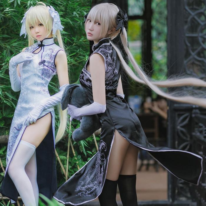 Японское аниме Yosuga No Sora Kasugano Косплей Cheongsams Костюм Дракона Cheongsam Платье Девушка женская Черно-белая одежда Хэллоуин Вечеринка
Японское аниме Yosuga No Sora Kasugano Косплей Cheongsams Костюм Дракона Cheongsam Платье Девушка женская Черно-белая одежда Хэллоуин Вечеринка