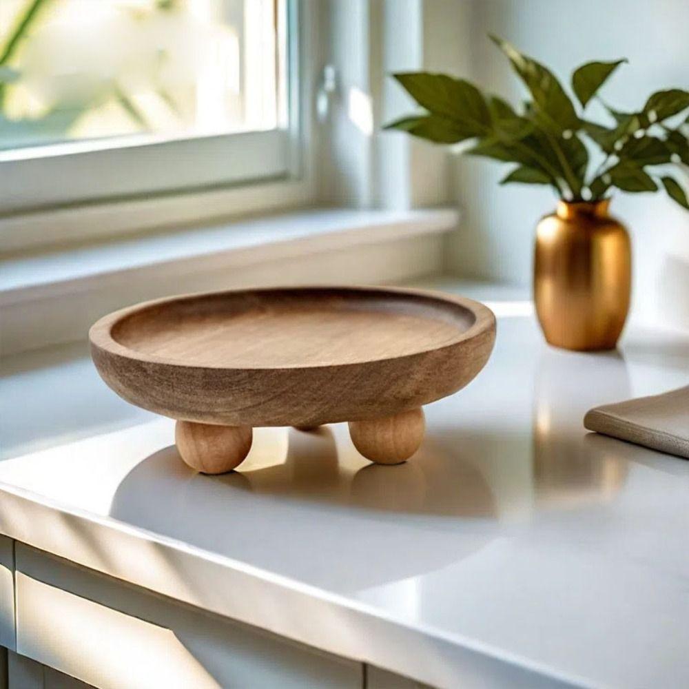 Elegant Food Dishes Multifunctional Dinner Plate Tableware Wooden Oval Tray Key Storage round
Elegant Food Dishes Multifunctional Dinner Plate Tableware Wooden Oval Tray Key Storage round